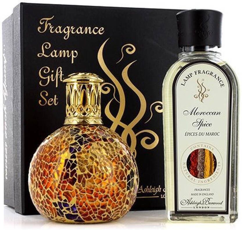 Ashleigh & Burwood Giftset Golden Sunset + 250 ml Maroccan spice oil Geschenk cadeautje