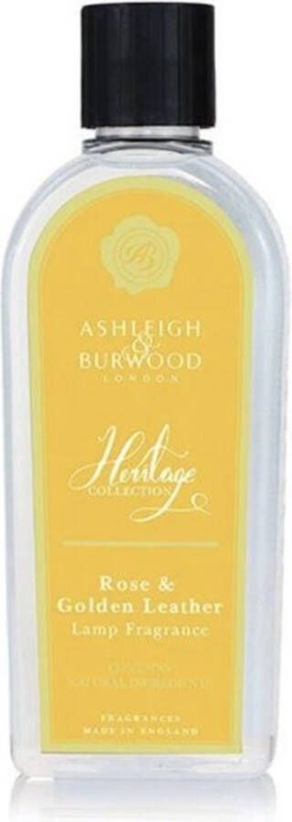 Ashleigh & Burwood Navulling voor geurbrander Heritage Golden Leather & Rose 500 ml