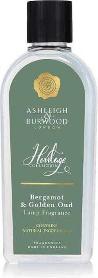 Ashleigh & Burwood Navulling voor geurbrander Heritage Bergamot & Golden Oud 500 ml