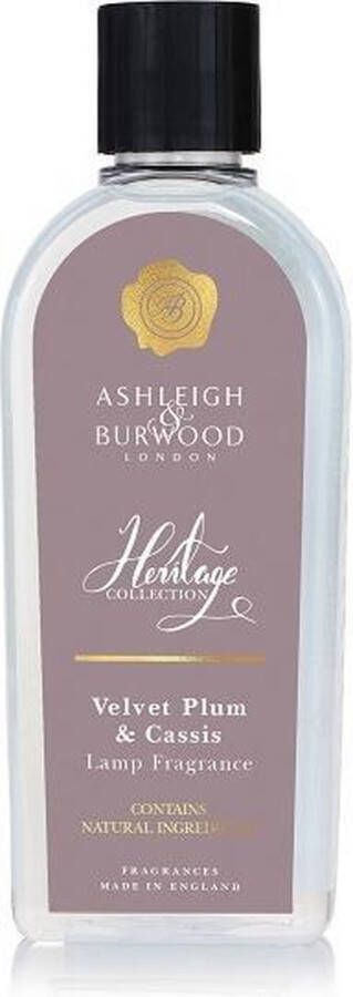 Ashleigh & Burwood Navulling voor geurbrander Heritage Velvet Plum & Cassis Oud 500 ml