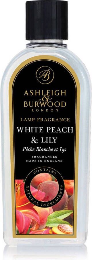 Ashleigh & Burwood Navulling voor geurbrander White Peach & Lily 500 ml