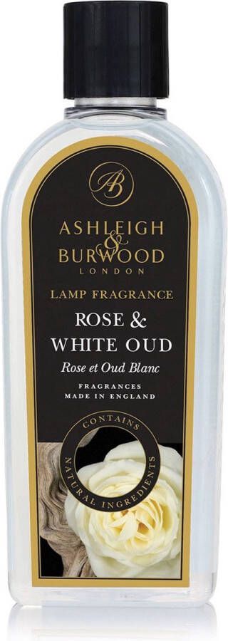 Ashleigh & Burwood Navulling voor geurbrander Rose & White Oud 500 ml