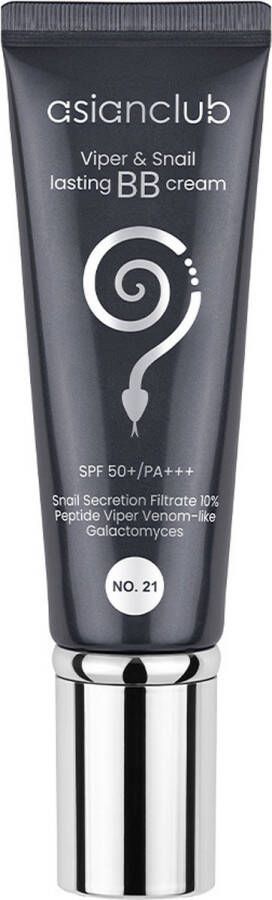 Asianclub Viper & Snail Lasting BB Cream SPF 50+ PA+++ NO. 23 Warm Beige 50g