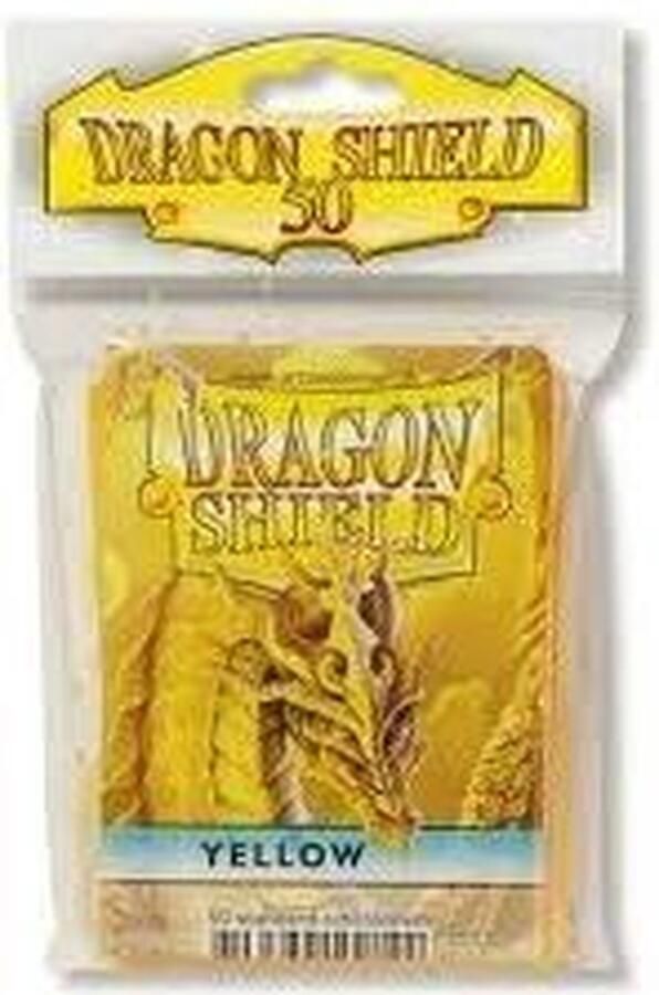 Asmodee SLEEVES Dragon Shield Fifty Yellow (50ct) EN