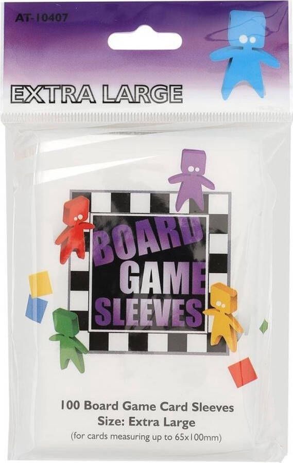 Asmodee Board Game Sleeves: Extra Large (65x100mm) 100 stuks