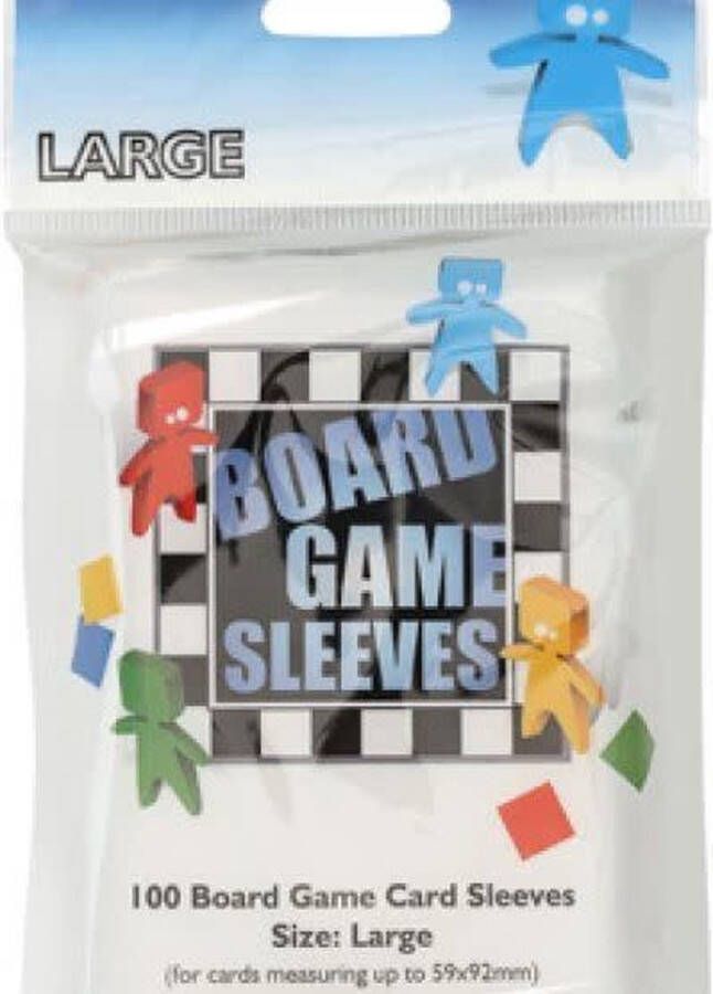 Asmodee Board Game Sleeves: Large (59x92mm) 100 stuks