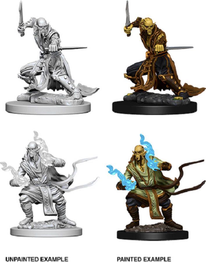 Asmodee D&D Nolzur's Marvelous Miniatures Githzerai – 2 miniaturen