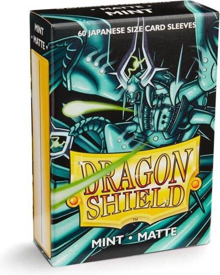 Asmodee Dragon Shield Card Sleeves: Japanese Matte Mint (59x86mm) 60 stuks