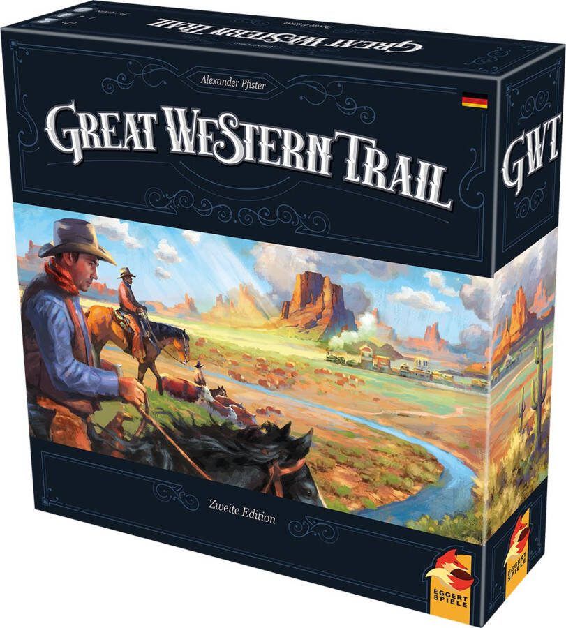 Asmodee Great Western Trail 75 min Bordspel Reizen avontuur