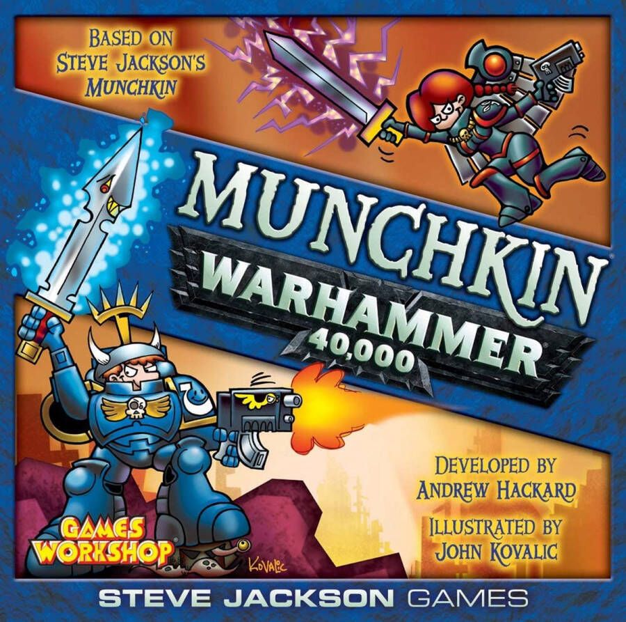 Asmodee Munchkin Warhammer 40.000 Boardgame (English)