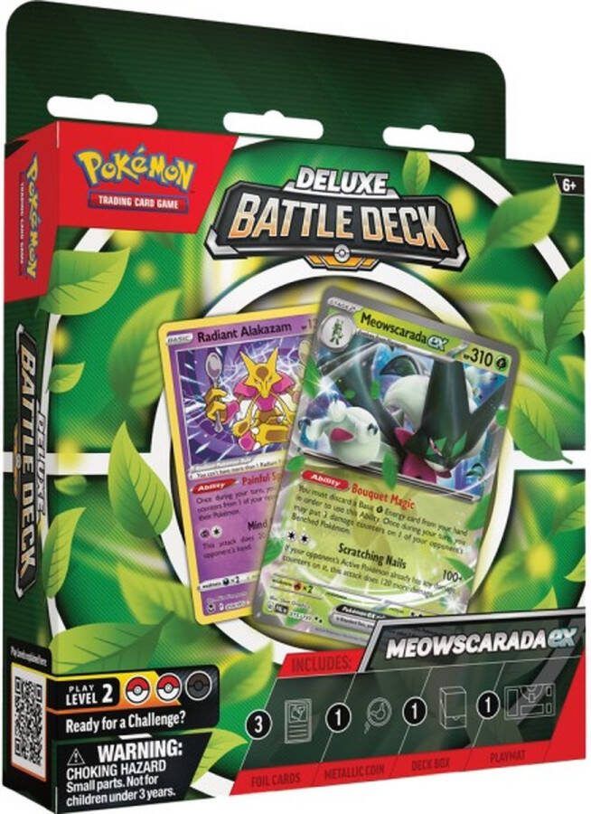 Asmodee Pokémon Deluxe Battle Deck Meowscarada Ex