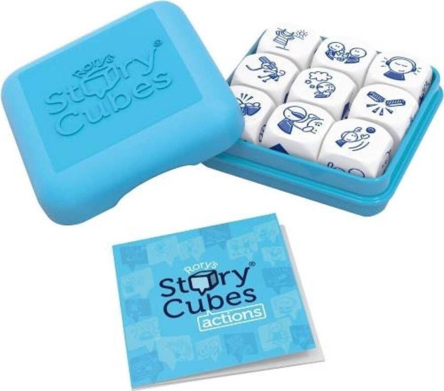 Asmodee Rory&apos;s Story Cubes Hangtab Actions EN ES FR NL