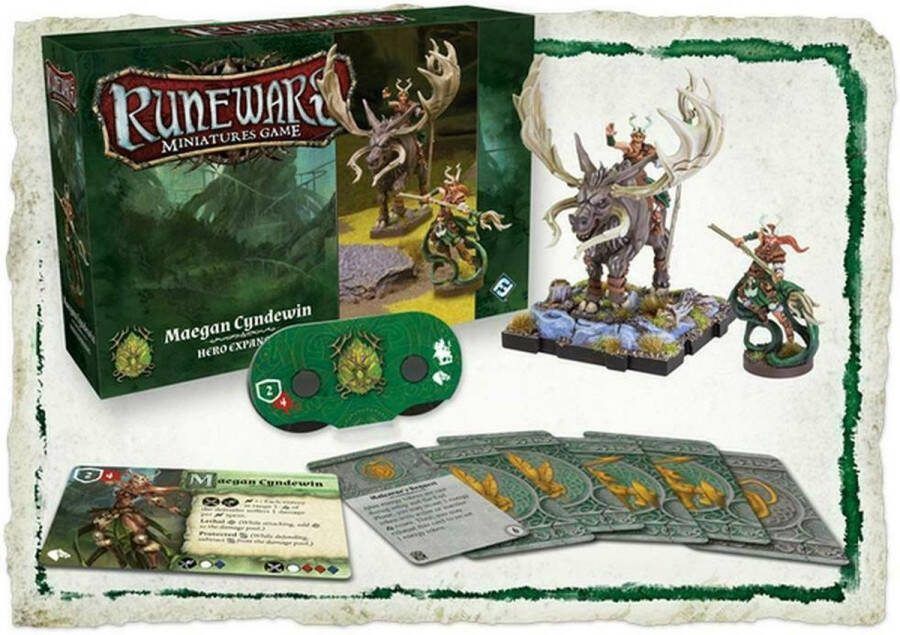 Asmodee RuneWars Maegan Cyndewin Hero Expansion