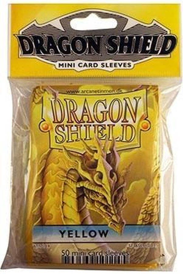 Asmodee SLEEVES Dragon Shield Mini Yellow (50ct) EN