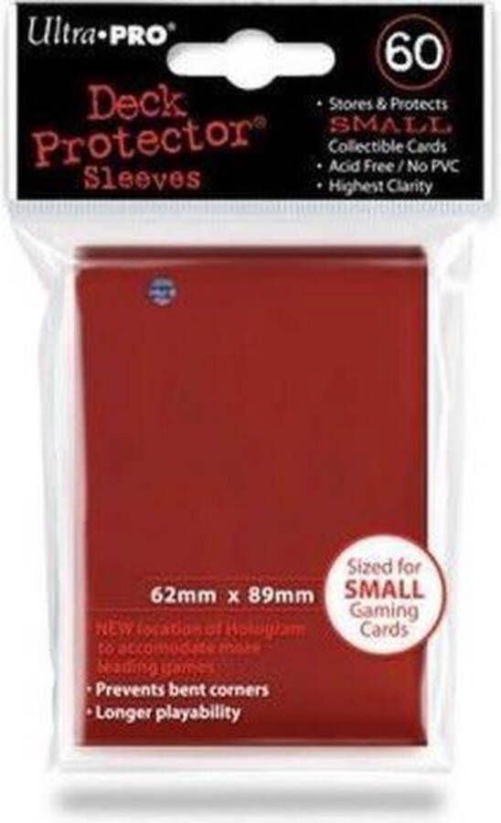 Asmodee Sleeves Small Red 60 D10