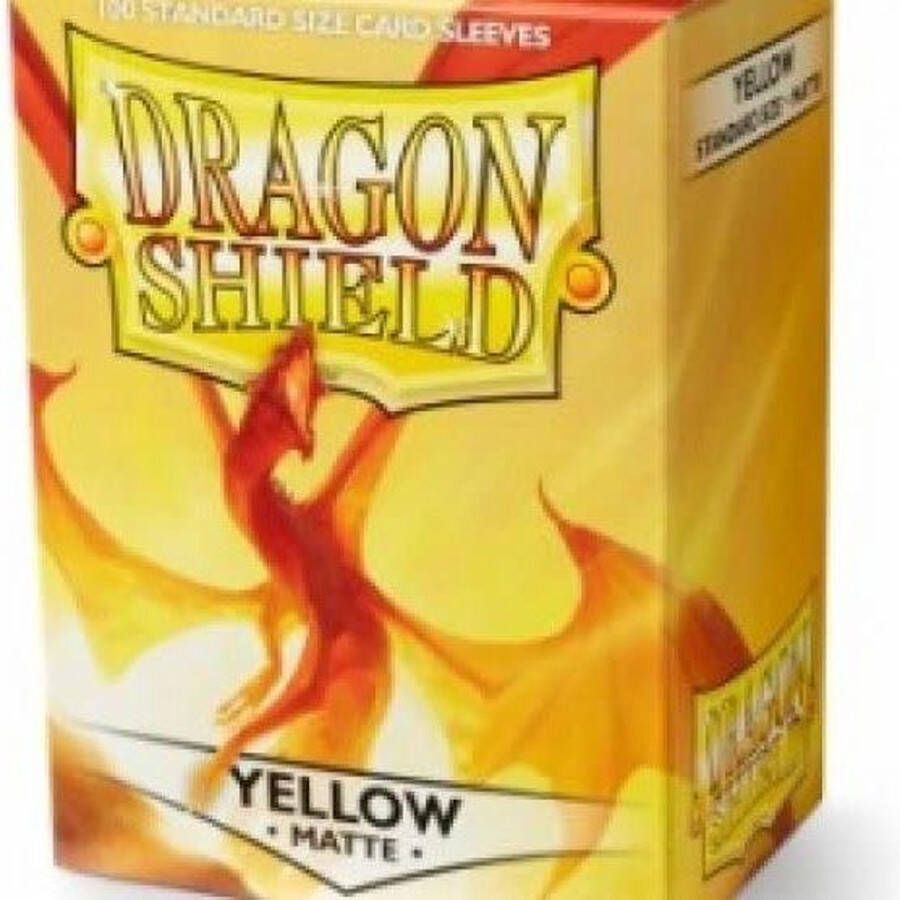 Asmodee TCG Sleeves Dragon Shield Yellow Geel Standard Size