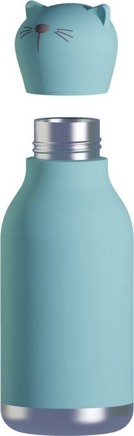 Asobu Kat Bestie Drinkfles 295ml RVS & Siliconen Schoolbeker