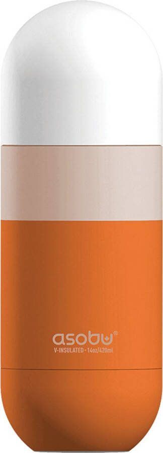 Asobu Orb Thermosfles Pastel Oranje 420 ML