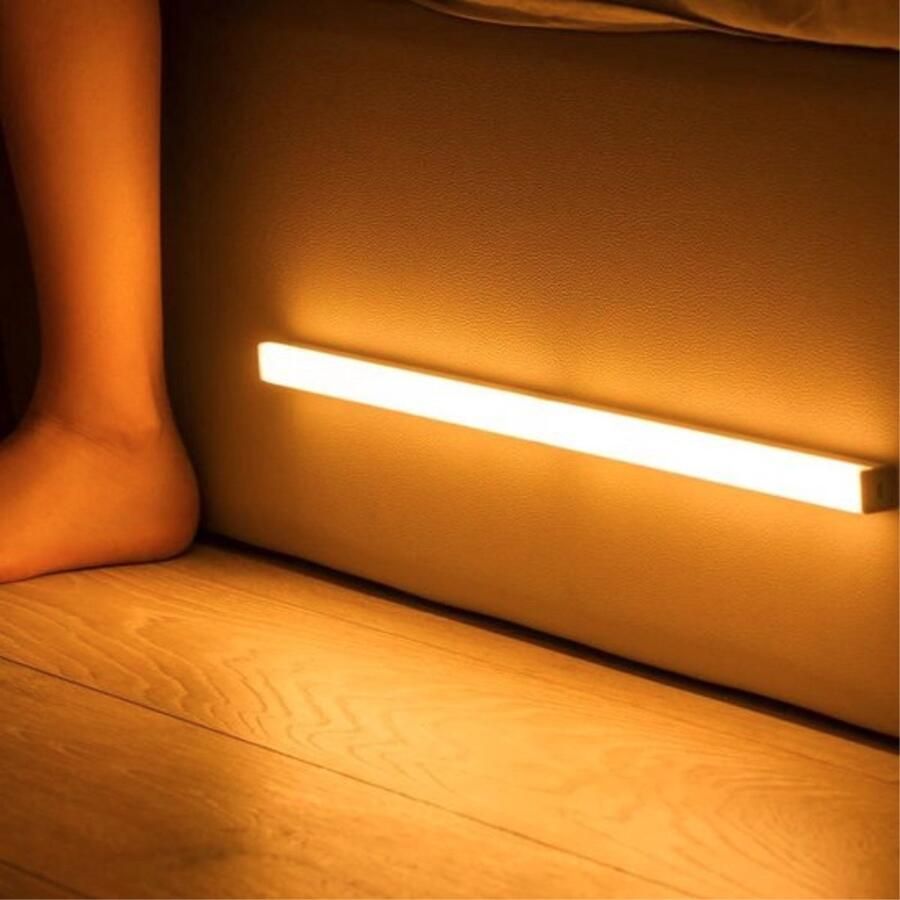 Astilla Products Astilla s Nachtlampje met Bewegingssensor Inclusief Oplaadkabel LED Wandlamp Warm Wit Licht 30cm