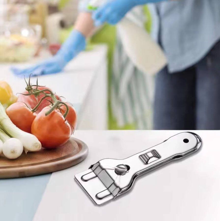 Astilla Products Kookplaatschraper Keramische plaat schraper Verfreiniger RVS