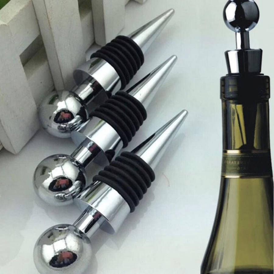 Astilla Wijnset 3x wijnschenker & 3x wijnstopper wijn accessoires set