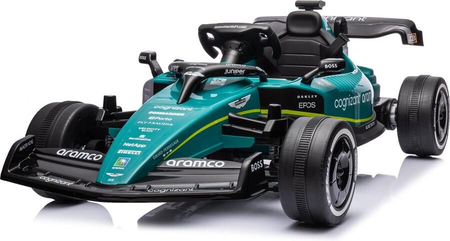 Aston Martin Elektrische kinderauto Formule 1 Kinderauto 24V Afstandsbediening 1 tot 5 jaar