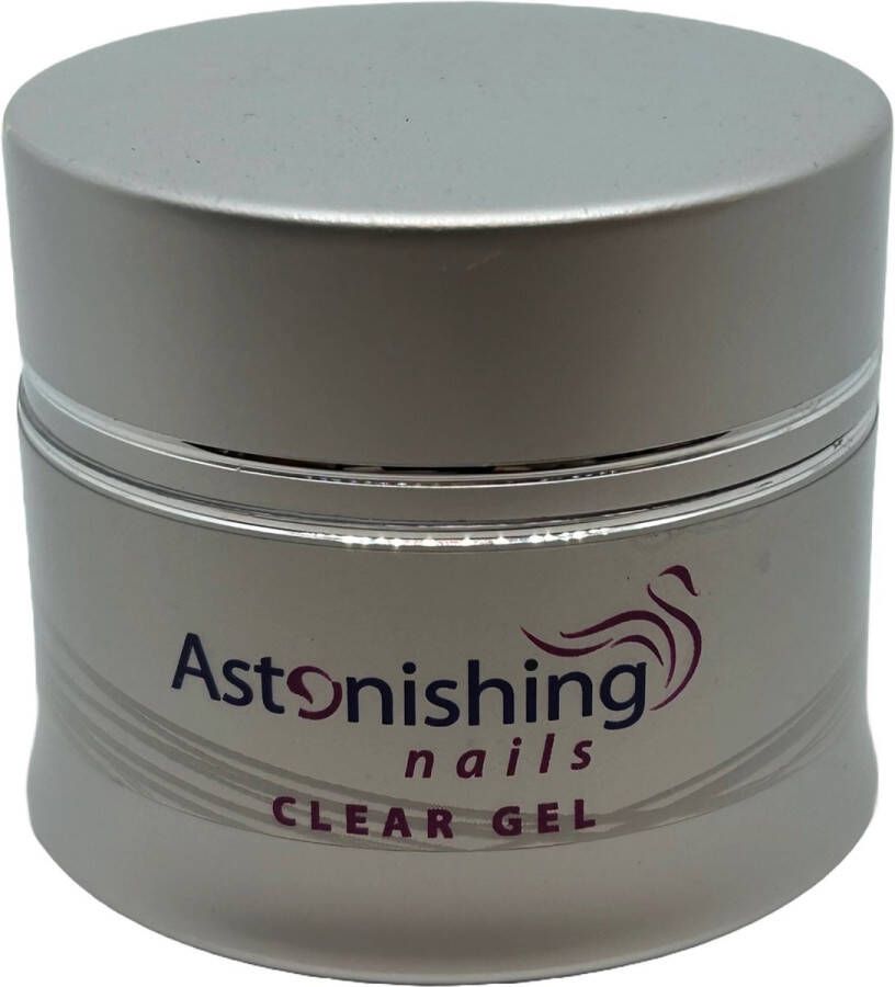 Astonishing Nails Clear 14 gram Nagel Builder Gel Nagels Nagelgel Gelnagels Gellac Gellak UV Led Gel Nagellak Gel Nails Gelnagel en Gel Nagellak Gel Nagel Gelnagels voor Thuis