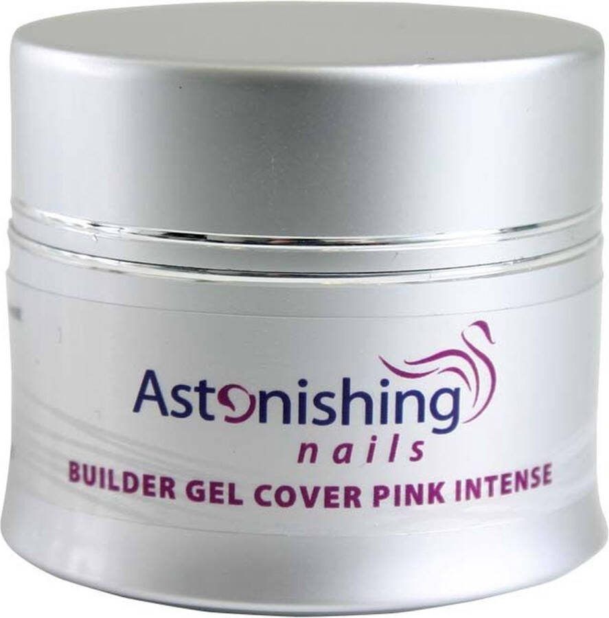Astonishing Nails Cover Pink Intense 14 gram Nagel Builder Gel Nagels Nagelgel Gelnagels Gellac Gellak UV Led Gel Nagellak Gel Nails Gelnagel en Gel Nagellak Gel Nagel Gelnagels voor Thuis