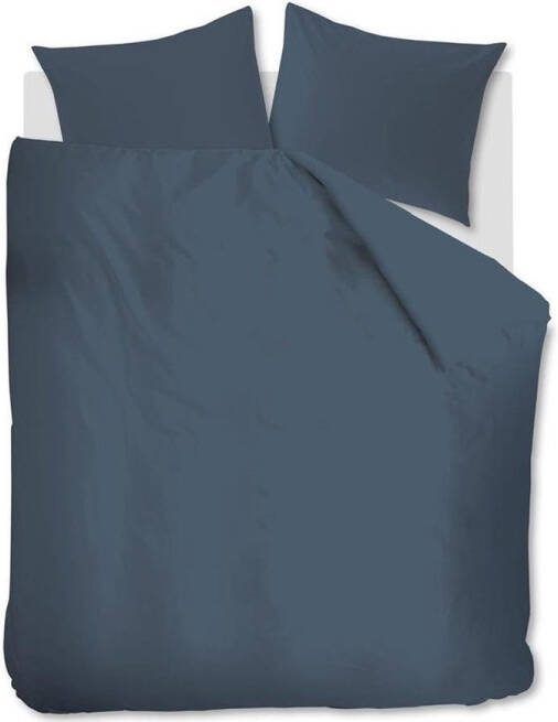At Home by Beddinghouse dekbedovertrek Easy blauw 140x200 220 cm Leen Bakker