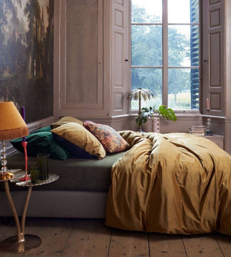 At Home with Marieke At Home Tender dekbedovertrek Lits-jumeaux (240x200 220 cm + 2 slopen) Katoen Gold - Foto 2
