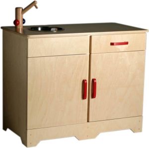 Atan Van Dijk Toys houten keukentje voor kleuters (80x40x61 cm)