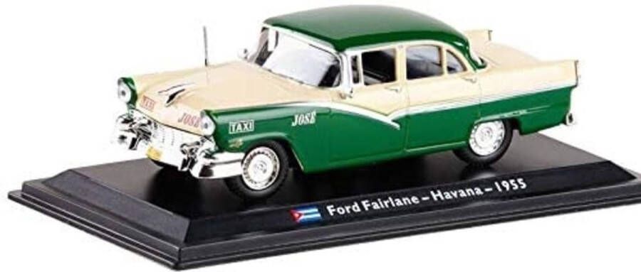 Atlas Ford Fairlane Havana 1955 (Taxi) (Creme Groen) 1 43 Modelauto Schaalmodel Modelauto Miniatuurauto Miniatuur autos