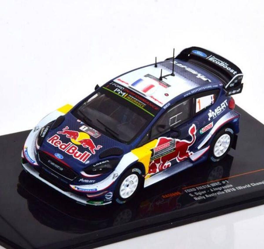 Atlas Ford FIESTA WRC (Blauw) 1:43 Modelauto Schaalmodel Miniatuurauto Model auto