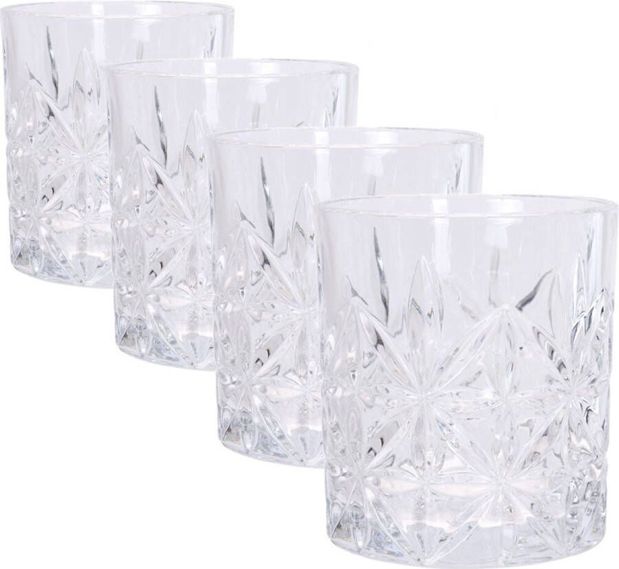 Atmos Fera Set van 8x stuks whisky drinkglazen 230 ml Whiskyglazen Waterglazen