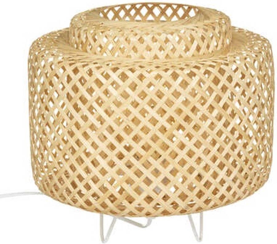 Atmosphera bamboe tafel lamp sfeer verlichting boho style