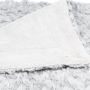 Atmosphera Sprei deken plaid zilvergrijs polyester 230 x 180 cm geknoopt motief Plaids - Thumbnail 1
