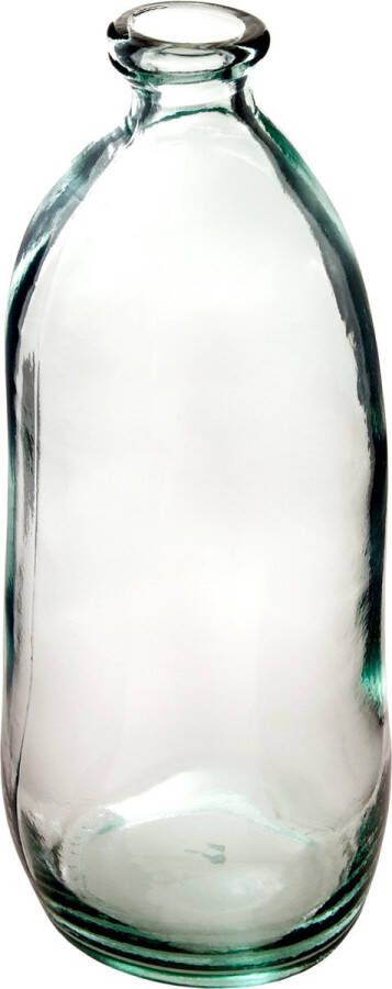 Atmosphera bloemenvaas Pisa Organische fles vorm helder transparant glas H51 x D23 cm