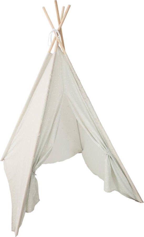 Atmosphera Kids Kinder-tipi wigwam polyester Speeltent H160 cm Speeltent Licht mint groen