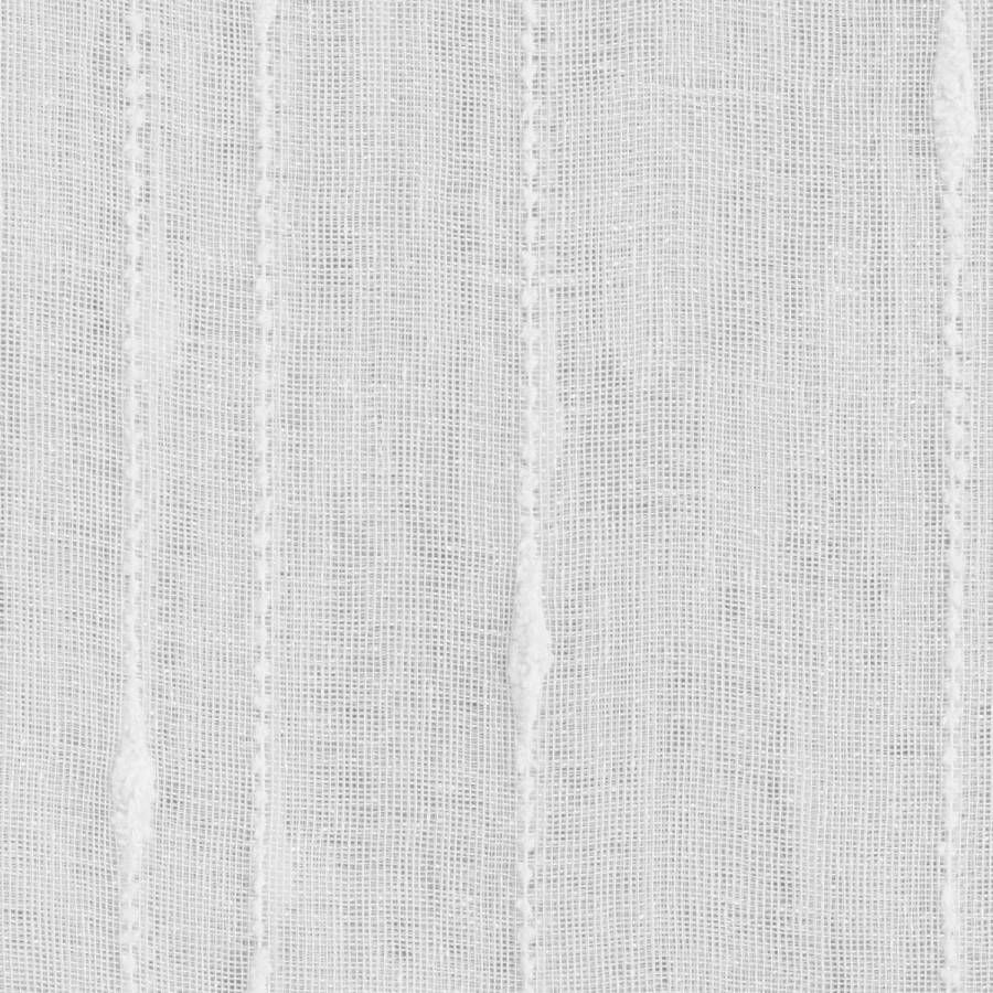 Atmosphera Gordijn Anissa voile Wit Kant en klaar met ringen Extra lang Gordijn raambekleding 135 x 260 cm
