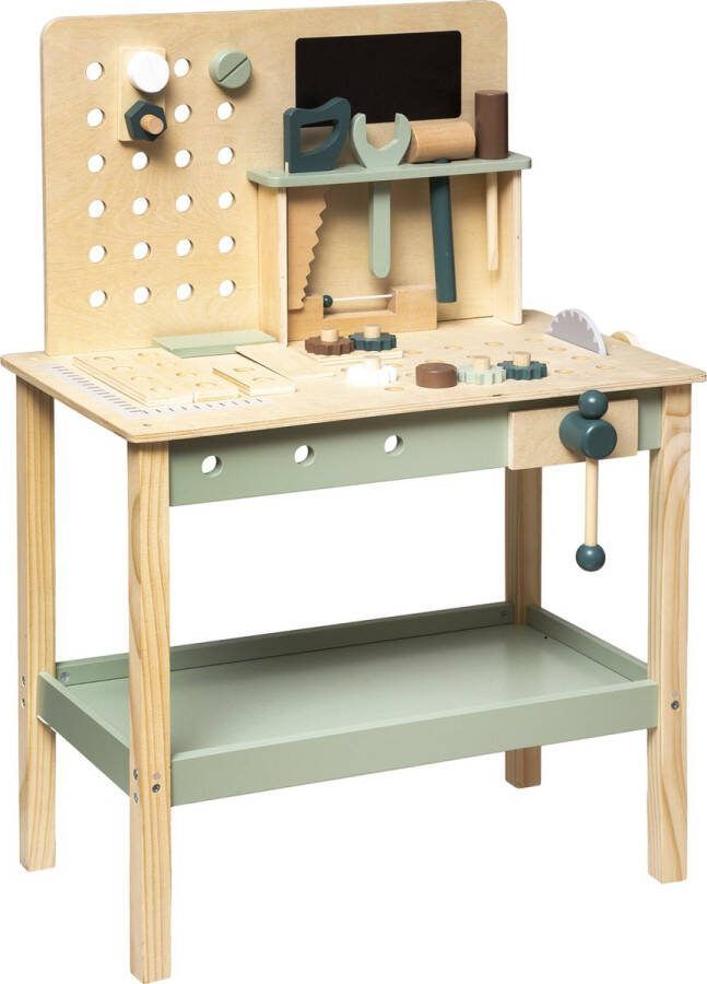 Atmosphera houten Werkbank speelgoed kinderen Met accessoires 3 Jaar