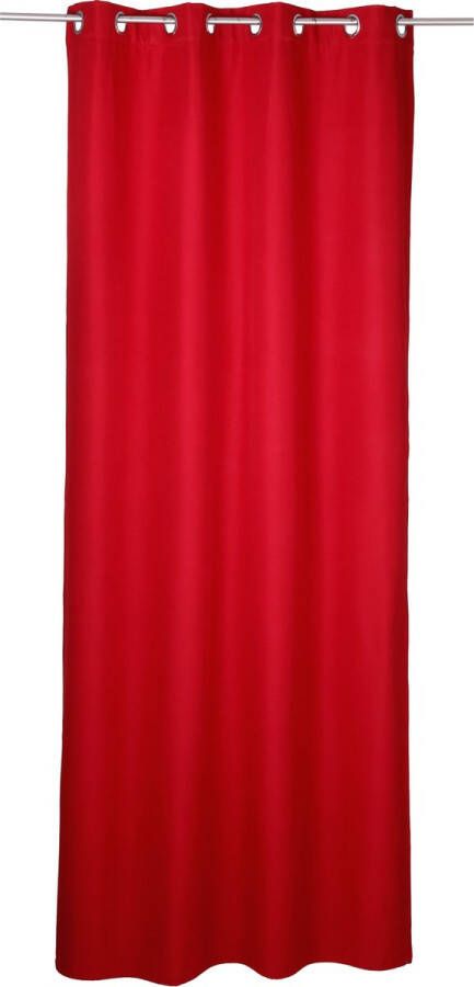 Atmosphera Isolerende Rood gordijn met 140 x 260 cm gordijn raambekleding gordijnen kant en klaar met haakjes ringen