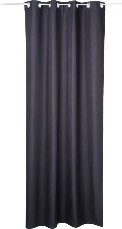 Atmosphera Isolerende Zwart gordijn met 140 x 260 cm gordijn raambekleding gordijnen kant en klaar met haakjes ringen