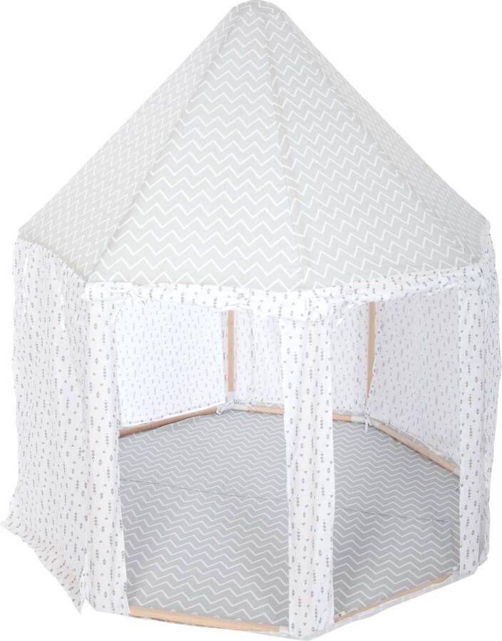Atmosphera Kids Yurt tent grijs Speeltent H160 cm Grijs Kindertent