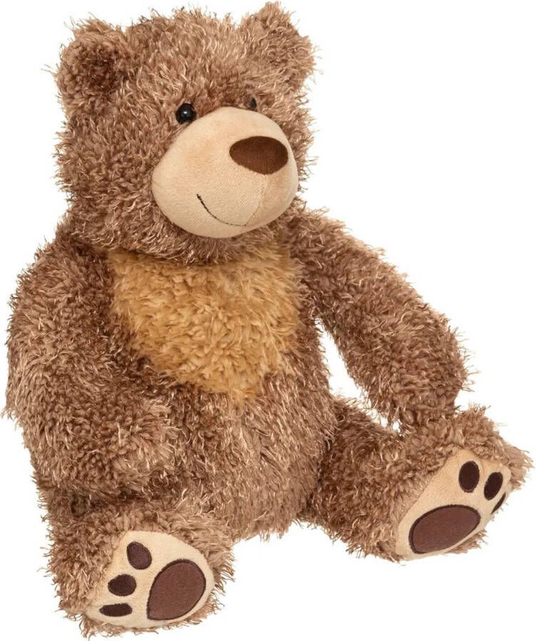 Atmosphera Knuffeldier Beer Yogi zachte pluche stof wilde dieren knuffels bruin 45cm Knuffelberen