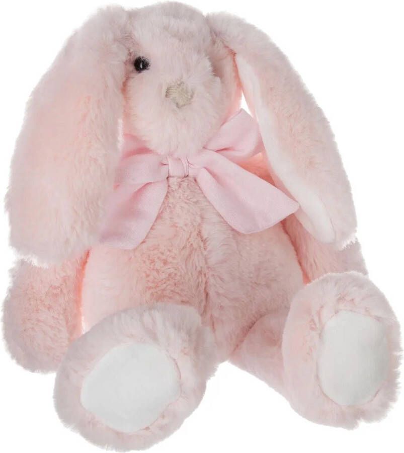 Atmosphera for kids Atmosphera Especialina Knuffel Konijn Roze Konijn Strik Baby Kraamcadeau Babyshower Baby Girl Newborn Plush