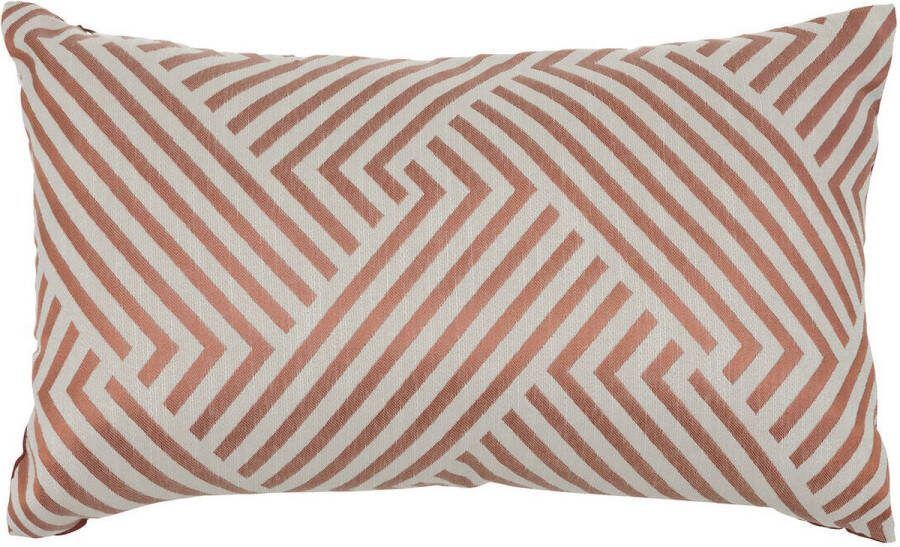 Atmosphera Kussen voor buiten jacquard GEO 30 x 50 cm