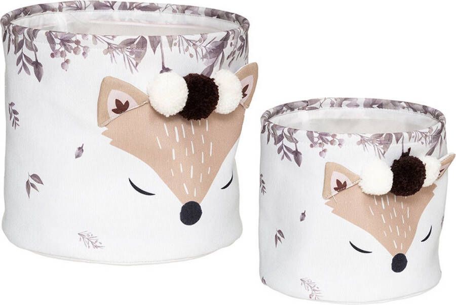 Atmosphera Opbergmanden fox kinderkamer 174238B Decoratief