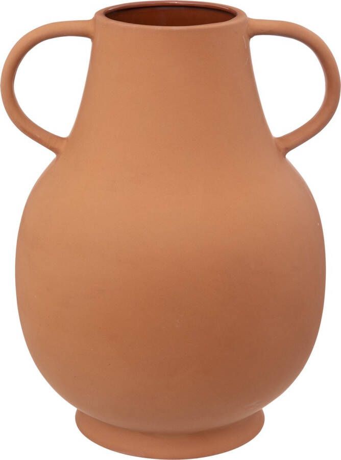 Atmosphera Vaas Tarra Terracotta Ori H33cm