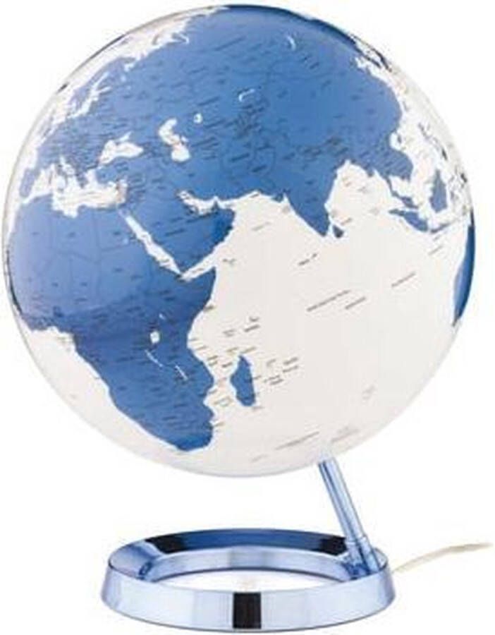 Atmosphere Globe Bright HOT blue 30cm diameter kunststof voet met verlichting NR-0331F7N5-GB