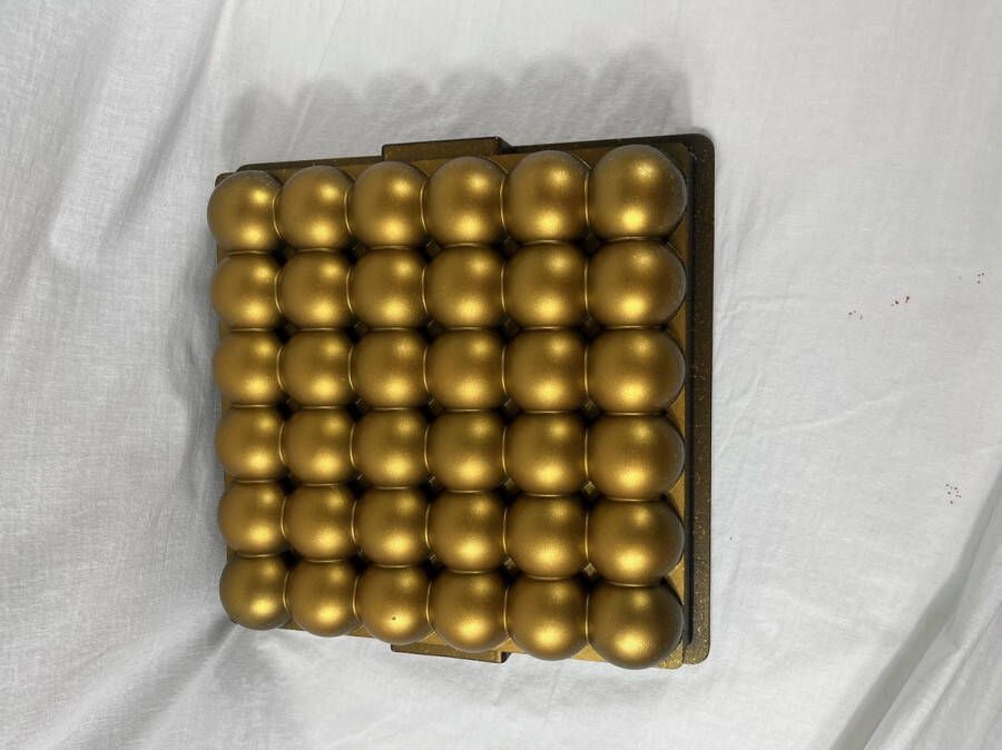 Atom Homestar -Patisse Cakevorm Profi 268X28 cm Rechthoek- Taart vorm giet goud